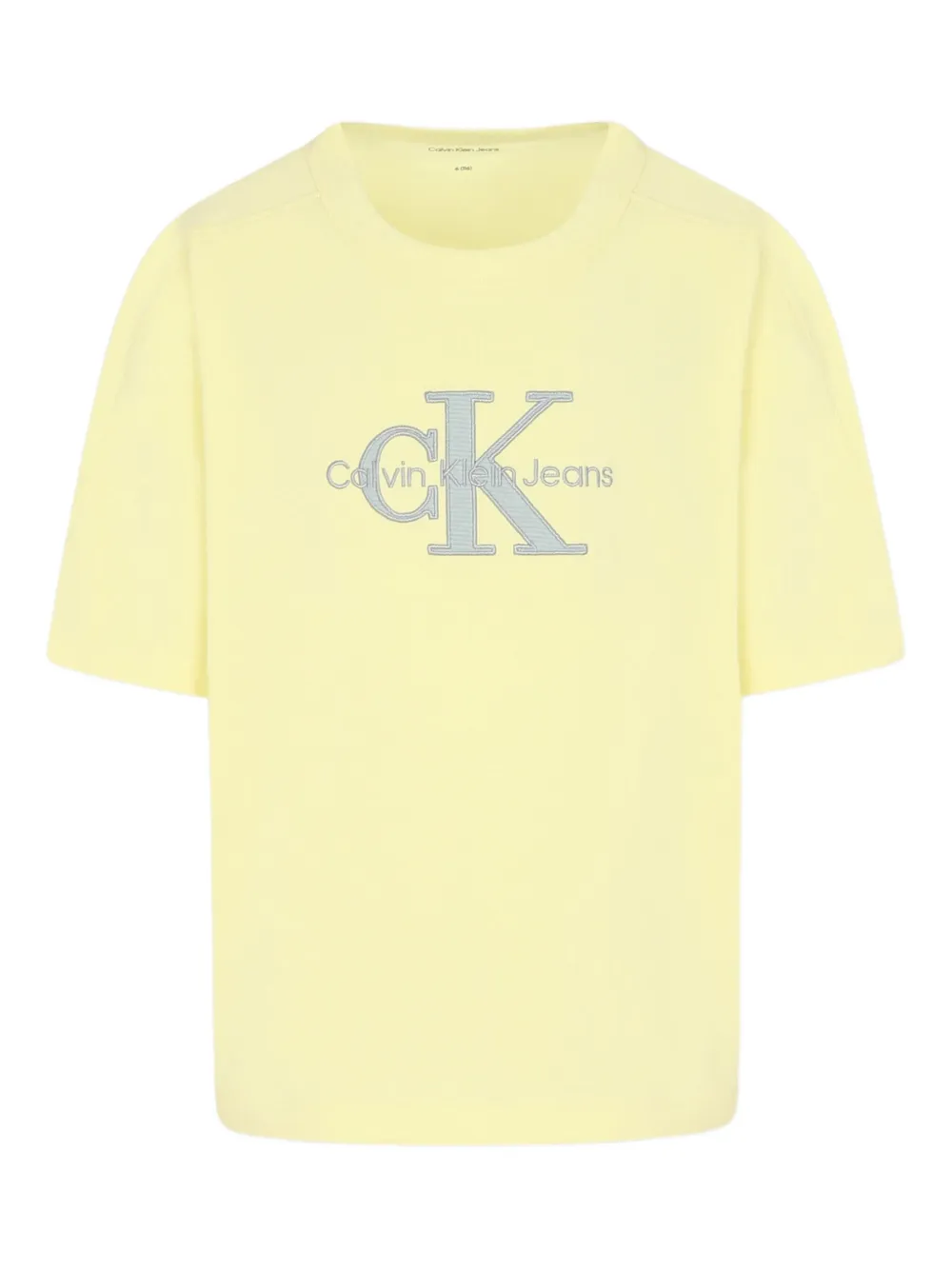 Calvin Klein Kids T-shirt met logoprint Geel