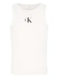 Calvin Klein Kids logo-print tank top - White