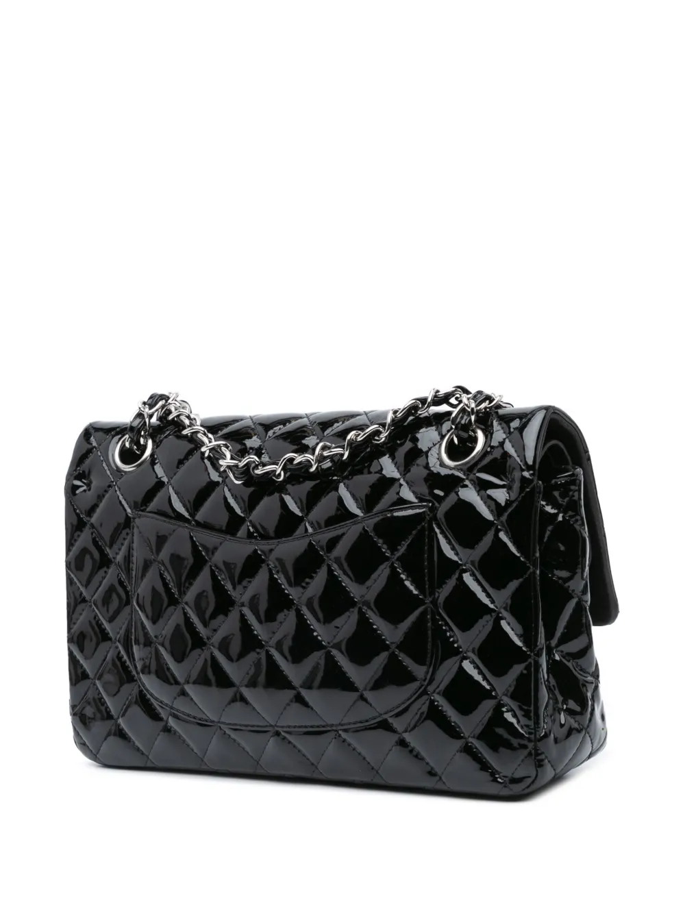CHANEL Pre-Owned 2010-2011 Medium Classic Patent Double Flap shoulder bag | Pre-Owned | Image 2