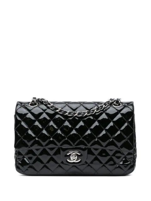 CHANEL Pre-Owned 2010-2011 Medium Classic Patent Double Flap shoulder bag