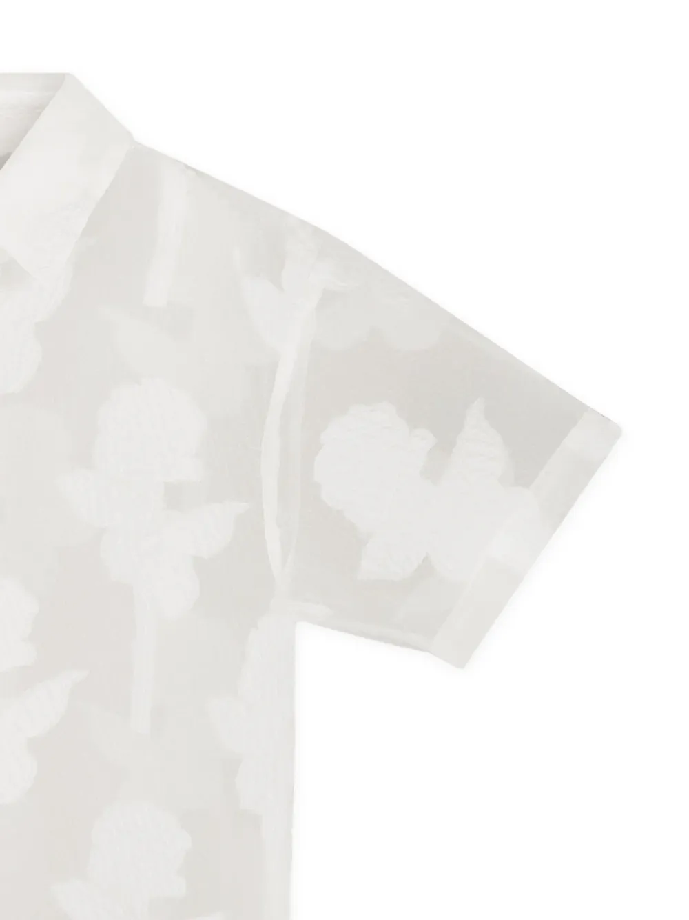 Caroline Bosmans Floral-print Shirt In White