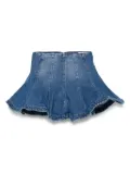 MSGM wired-hem mini skirt - Blue