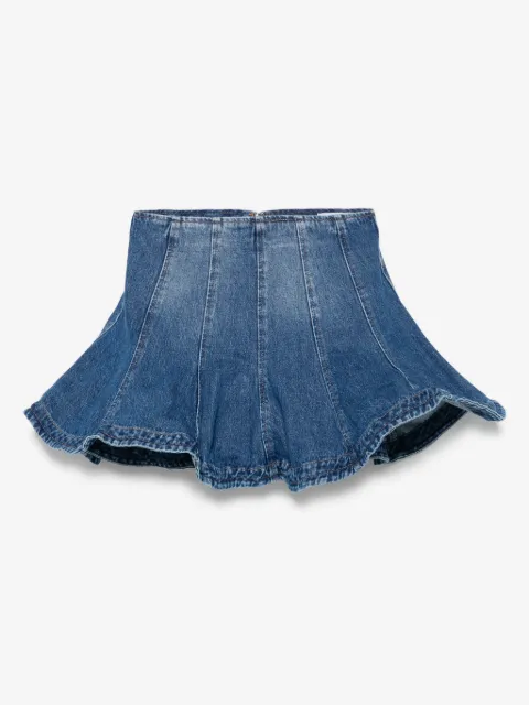 MSGM wired-hem mini skirt