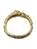 Jennifer Gibson Jewellery 1980s Attwood & Sawyer Big Cat cuff bracelet - Gold