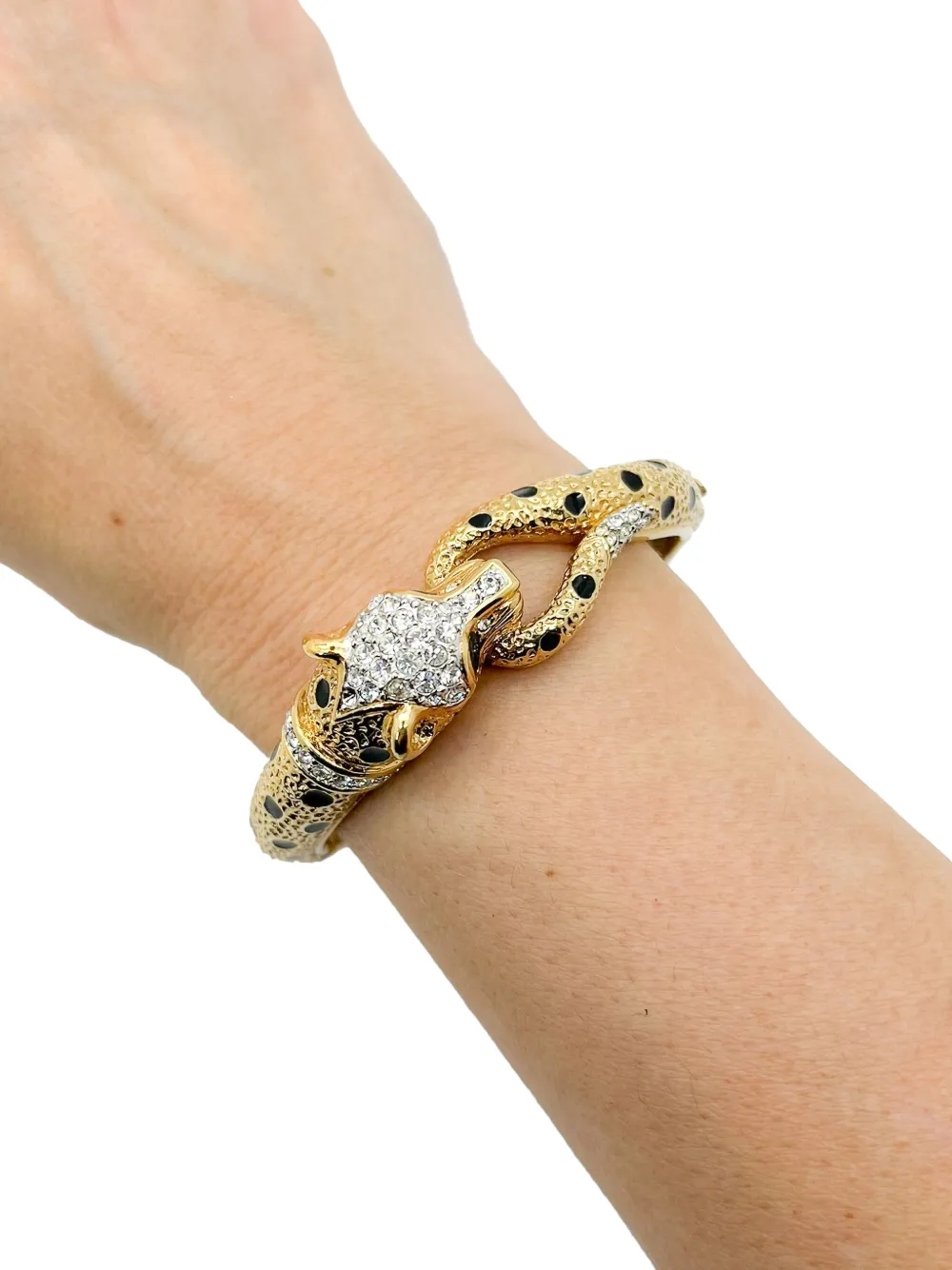 Jennifer Gibson Jewellery 1980s Attwood & Sawyer Big Cat cuff bracelet | Image 2