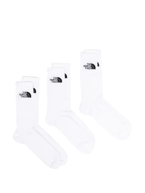 The North Face pack de tres pares de calcetines con logo en intarsia