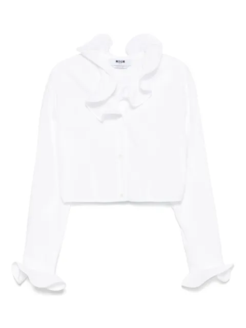 MSGM ruffled shirt