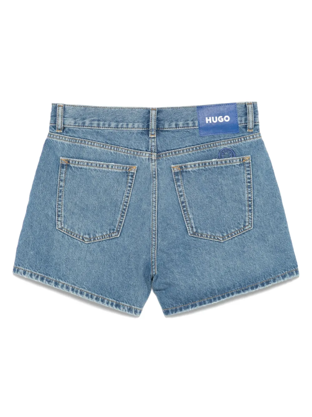 HUGO logo-patch denim shorts | Short Shorts | Image 2