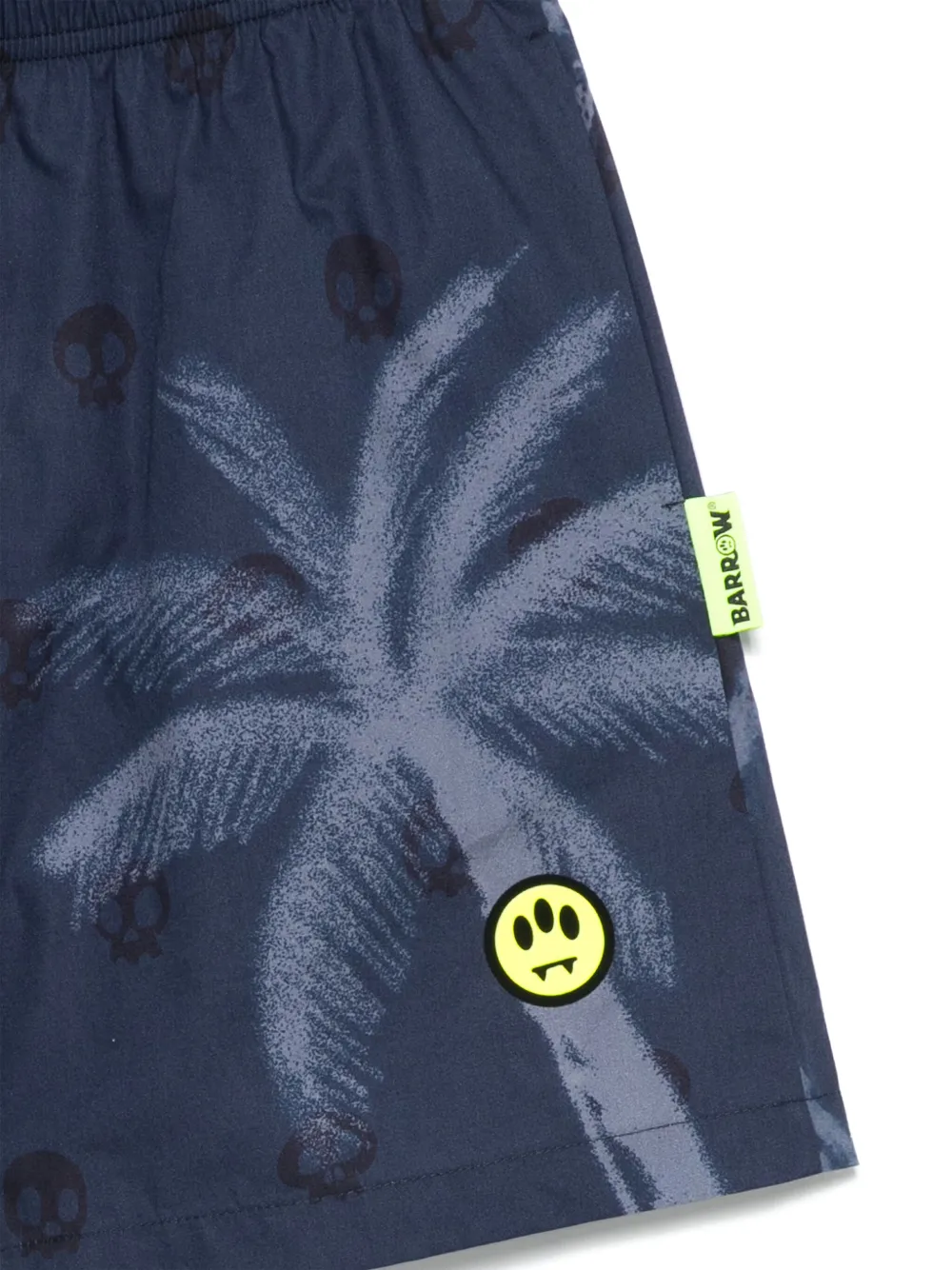Barrow kids Shorts met doodskoppatroon Blauw