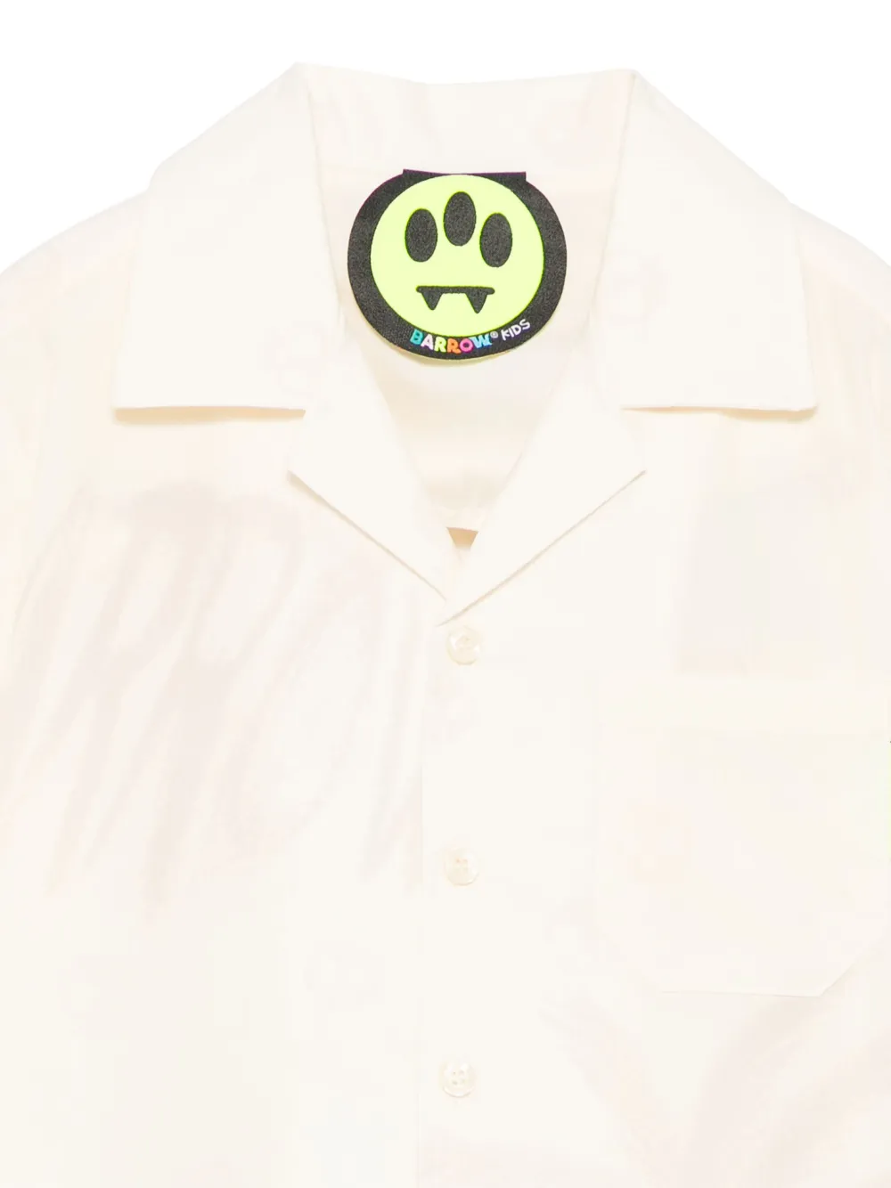 Barrow kids Shirt met doodskop-patroon Beige