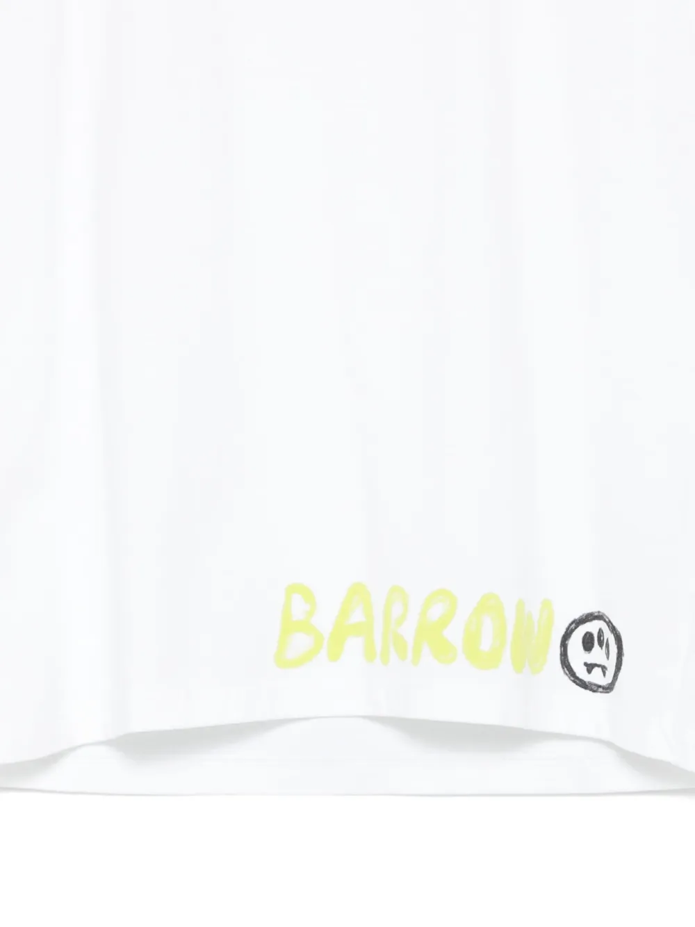 Barrow kids Hemd met logoprint Wit