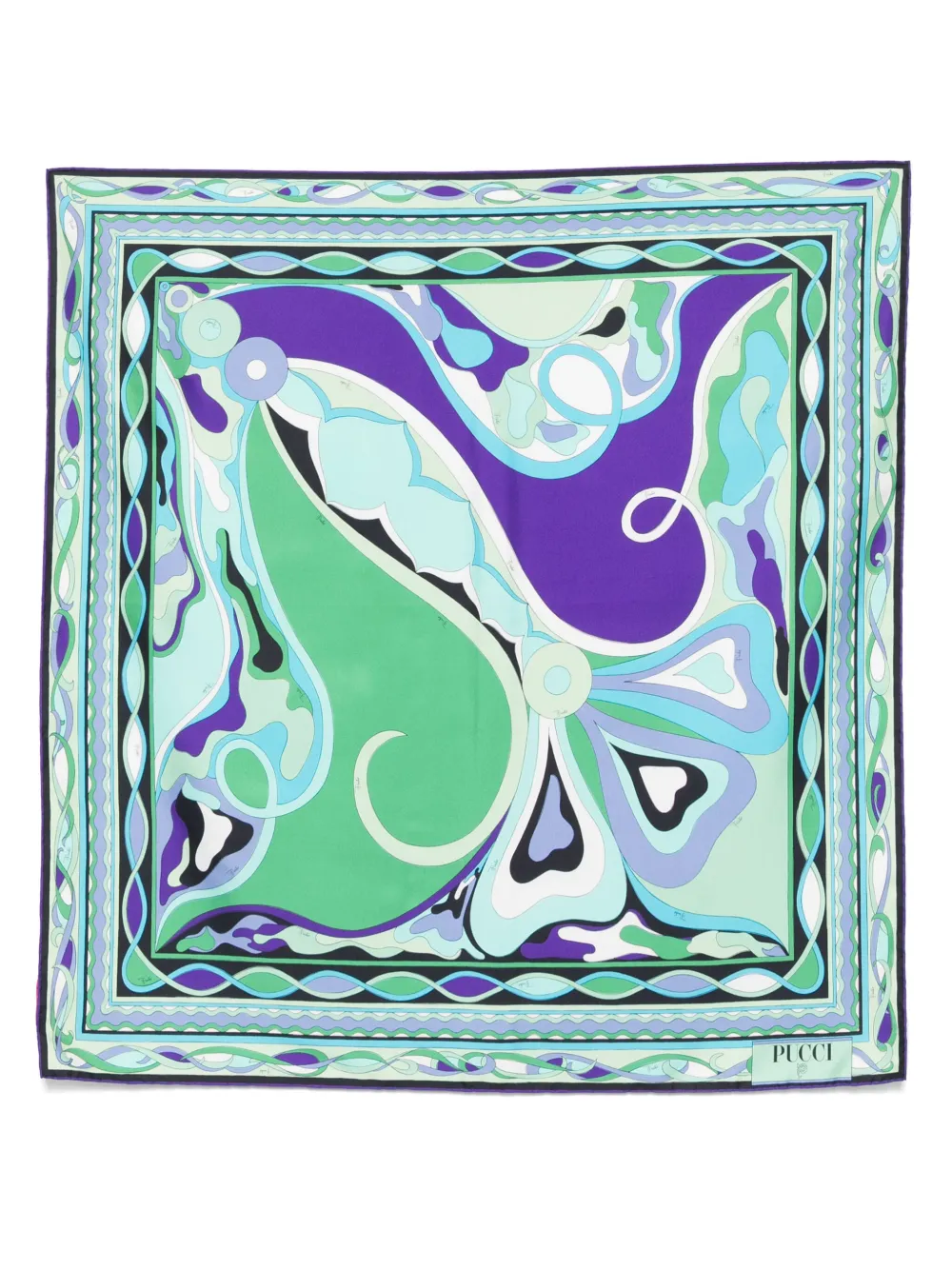 PUCCI mascada estampada | verde | Image 1