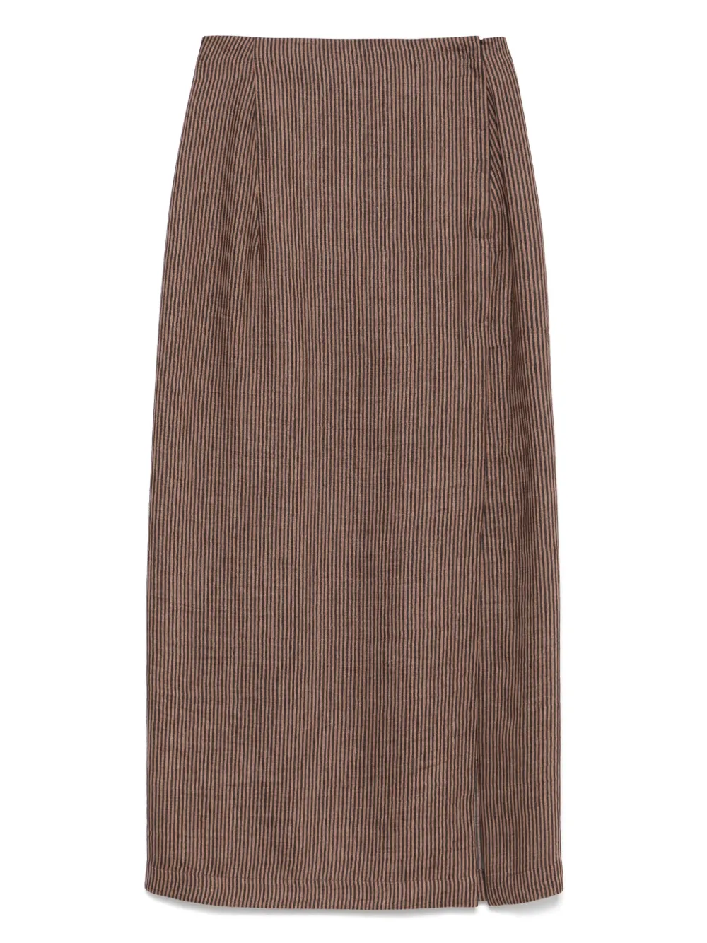 Alysi striped midi skirt | Brown | Image 1