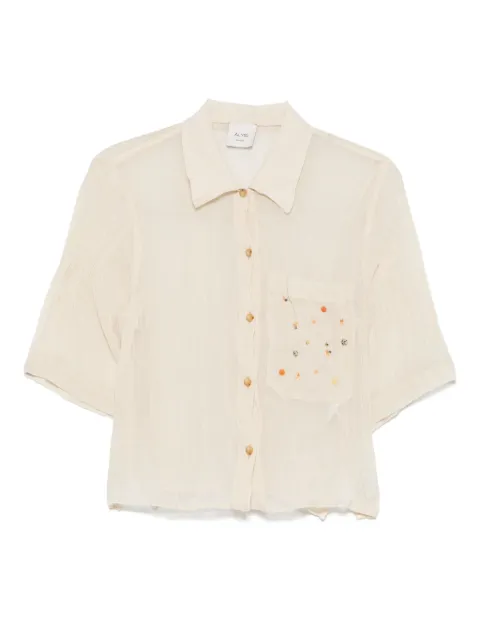 Alysi camisa con detalles de mostacilla