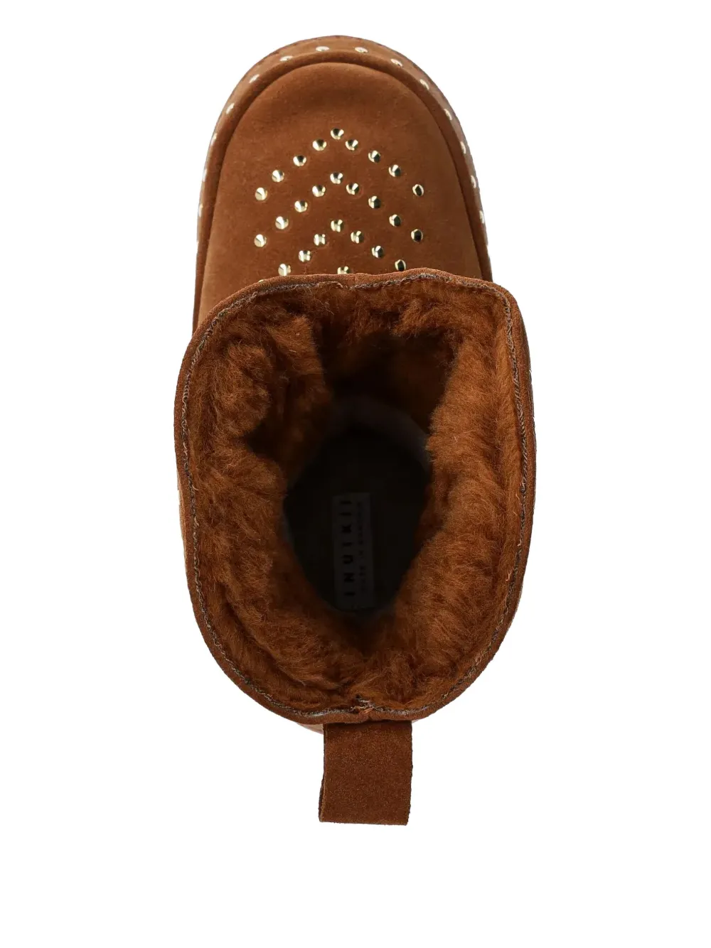 Inuikii stud-embellished boots Brown