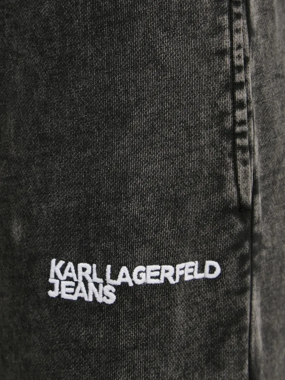 Karl Lagerfeld Jeans Broek met zijsplit Grijs