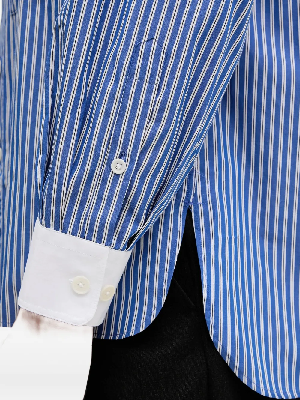 Sunflower Gestreept overhemd Blauw