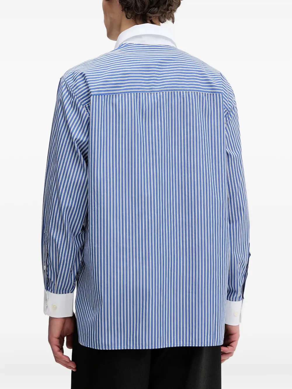 Sunflower Gestreept overhemd Blauw