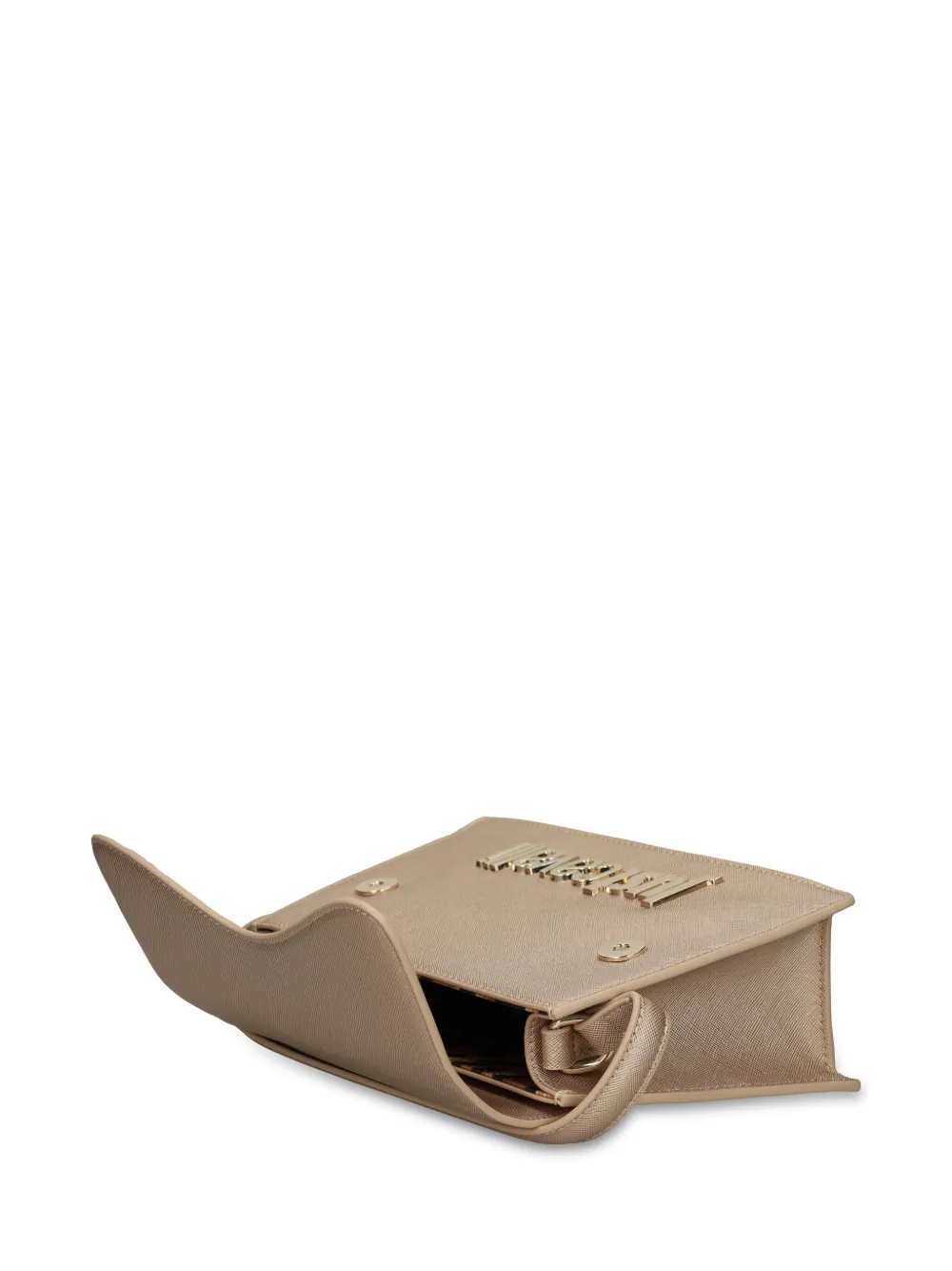 Just Cavalli Crossbodytas met logoplakkaat Goud
