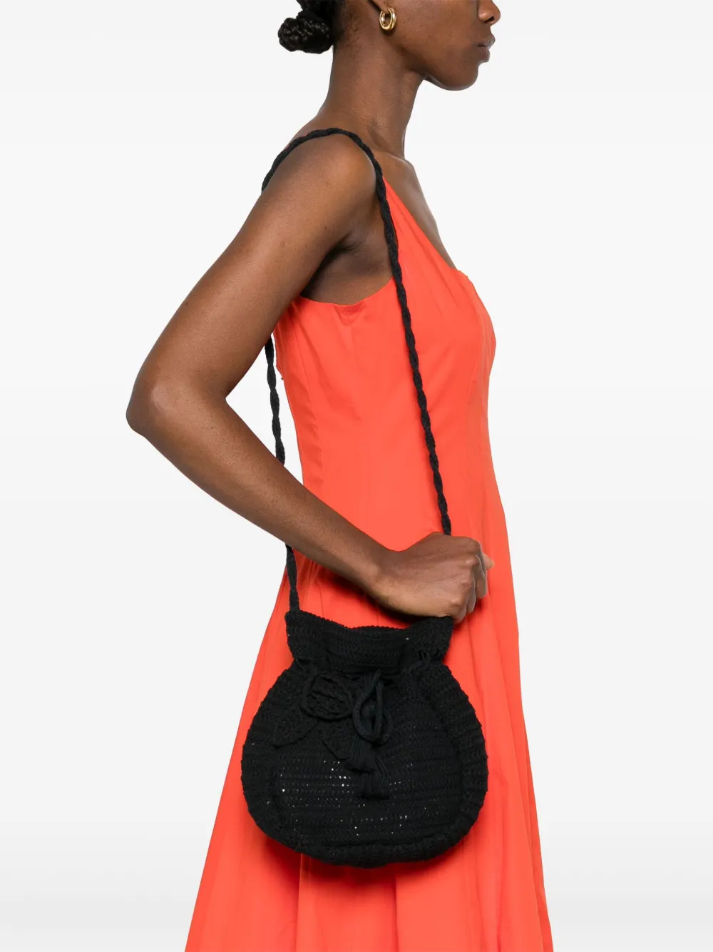 Blumarine Borsa a tracolla con lavorazione all'uncinetto | Image 2