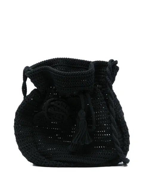 Blumarine bolsa crossbody de crochet