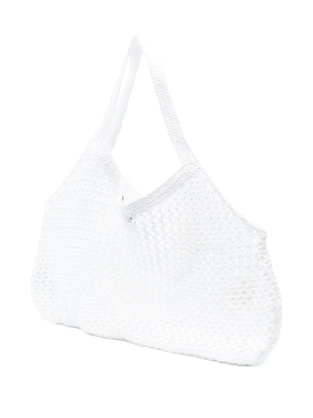 Blumarine Schoudertas met geborduurd logo Wit