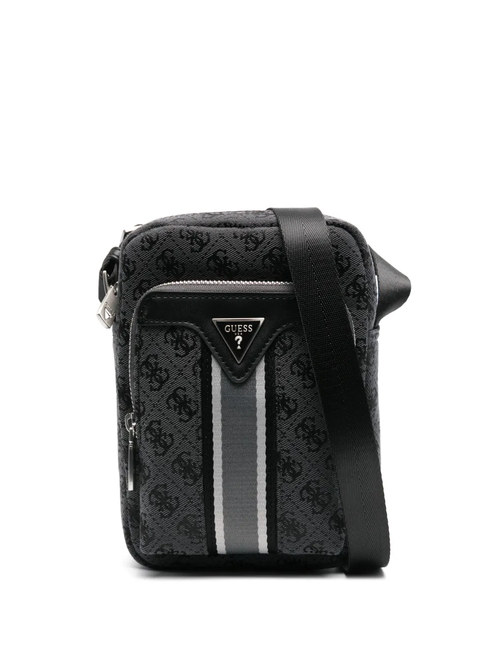 GUESS USA logo-plaque messenger bag | Grey | Image 1