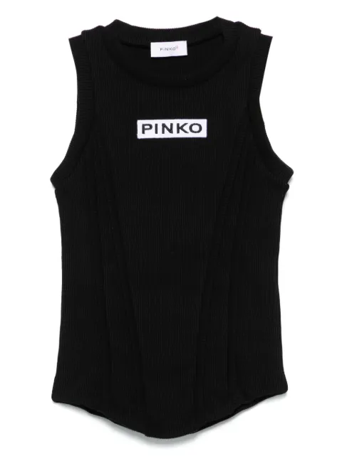 Pinko Kids camiseta con parche del logo