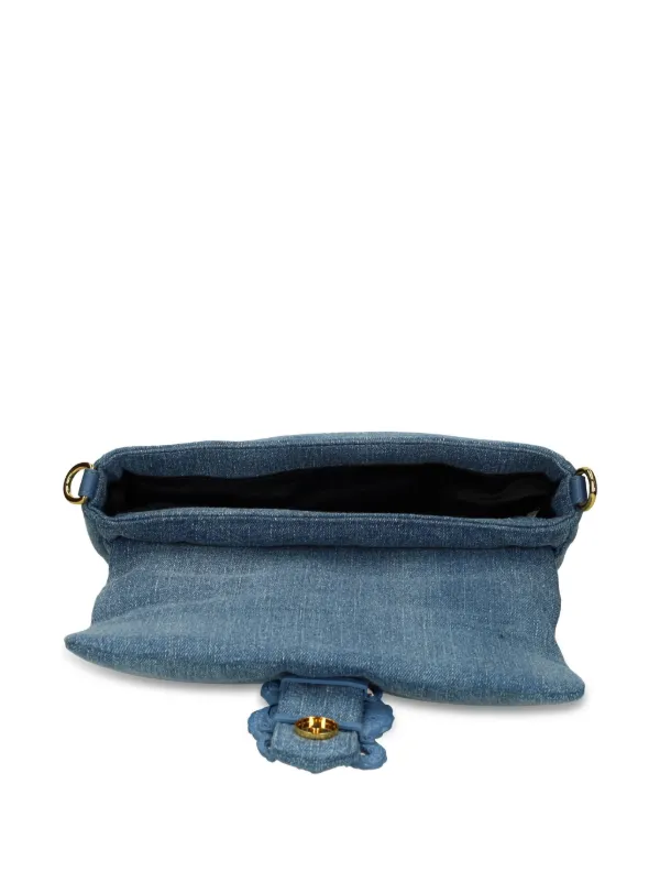 Just Cavalli snake-buckle Shoulder Bag Blue FARFETCH IN