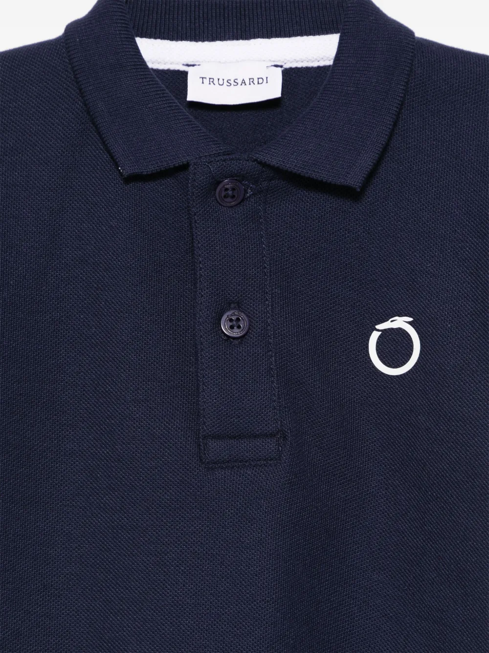TRUSSARDI JUNIOR Poloshirt met logopatch Blauw