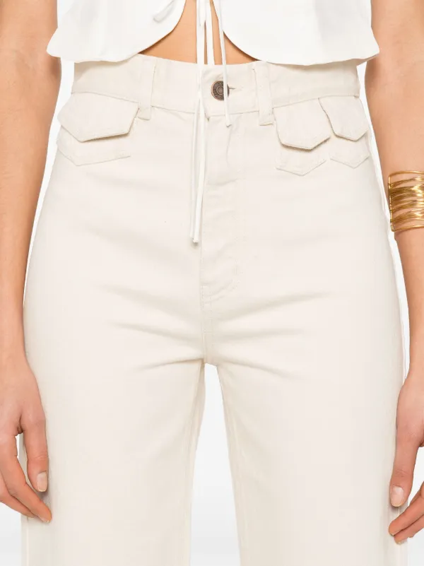 Chloeho★ロゴパッチ ワイドレッグ ジーンズ Chloé - ワイドレッグ ジーンズ / デニム製 / ヴィンテージ