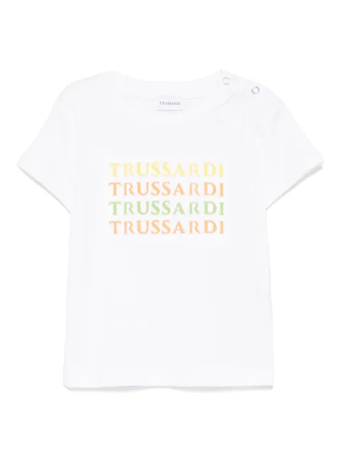 TRUSSARDI JUNIOR T-shirt con logo goffrato