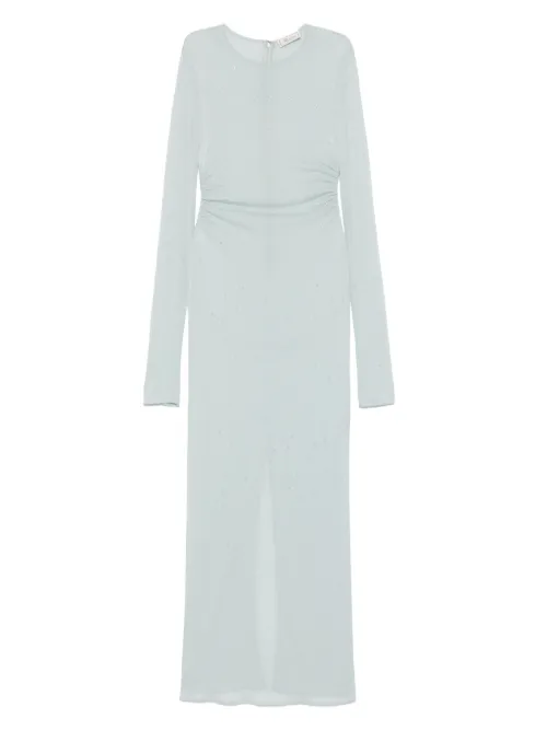 Robe longue à effet de transparence - Blumarine - Modalova