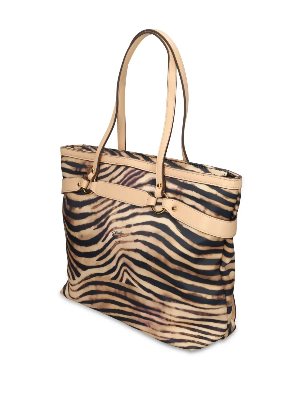 Just Cavalli Schoudertas met tijgerprint Beige