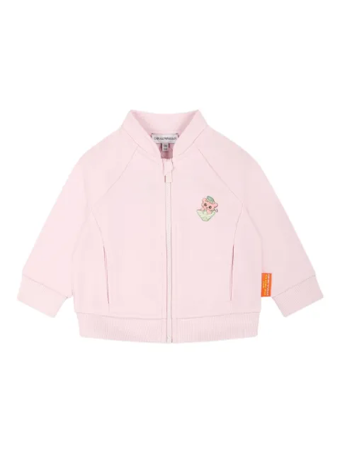 Emporio Armani Kids organic-cotton cardigan