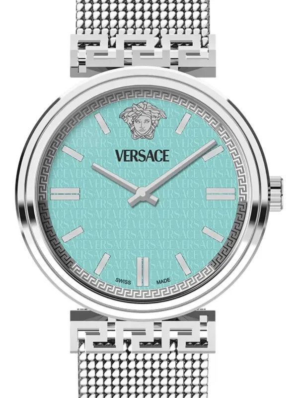 Versace Blue 36mm Medusa Watch Versace Medusa Pop Watch Blue — Time After Time main image 4