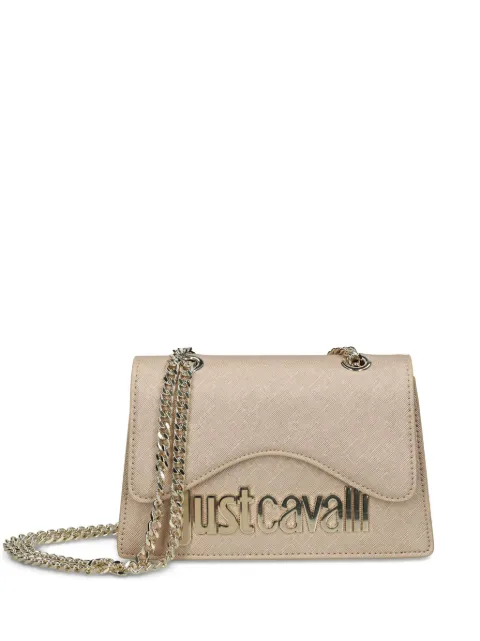 Just Cavalli شنطة كتف ببروش شعار الماركة