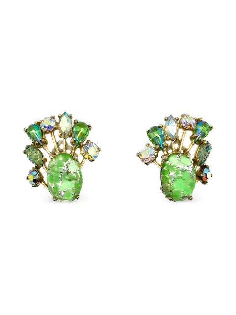 Schiaparelli Vintage 1950s Easter Egg earrings