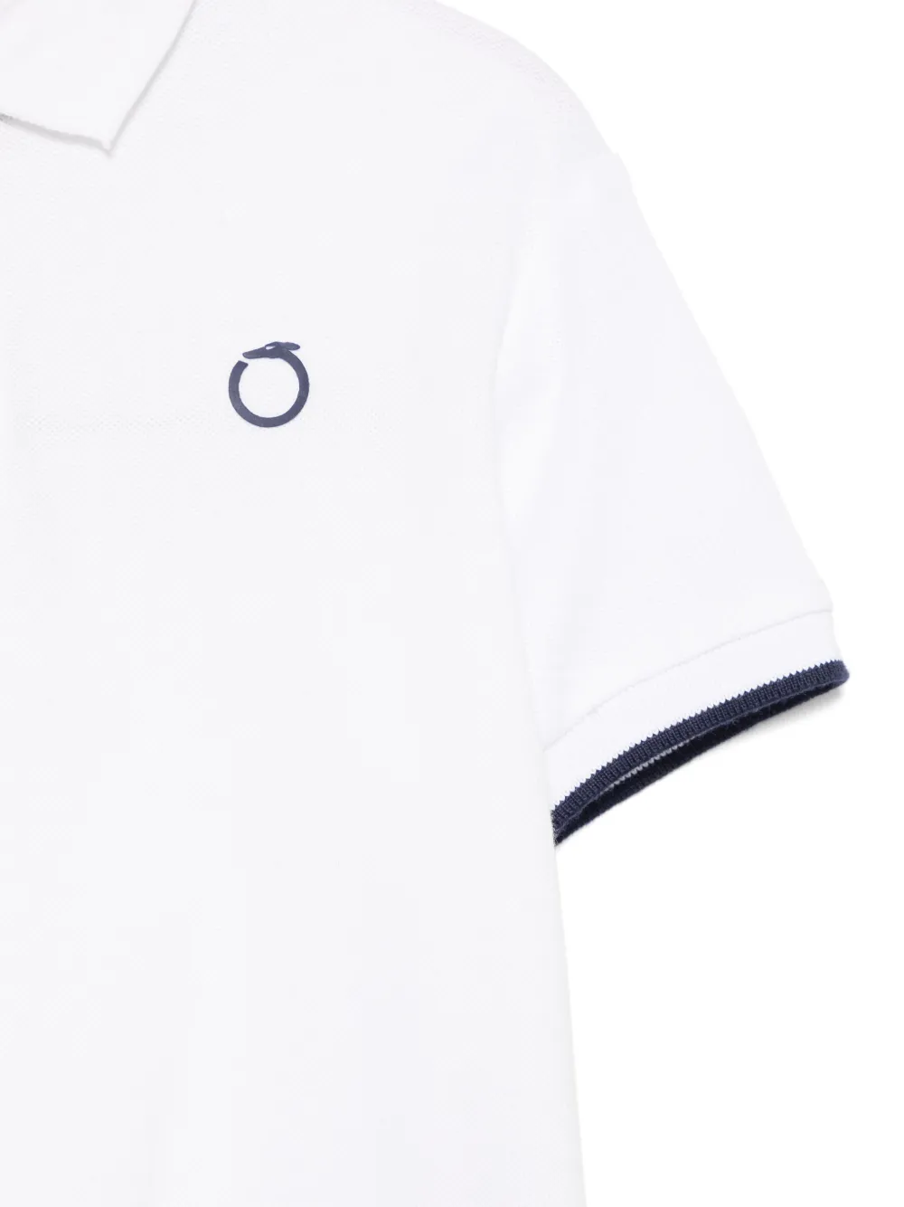 TRUSSARDI JUNIOR Poloshirt met logopatch Wit