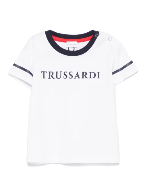 TRUSSARDI JUNIOR playera con logo bordado