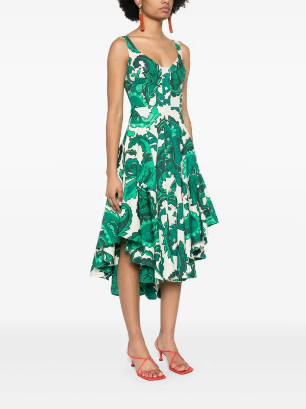 ETRO paisley-print Midi Dress | Green | FARFETCH