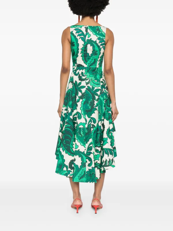 ETRO paisley-print Midi Dress | Green | FARFETCH