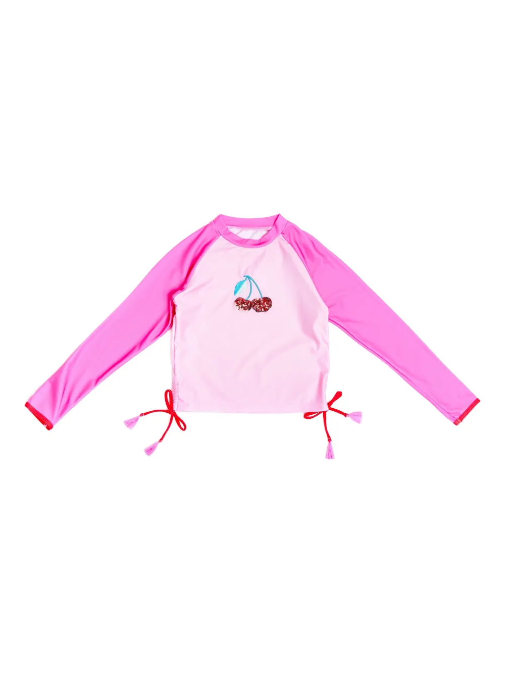 SOLISWIM KIDS Badpak met kersenpatroon Roze