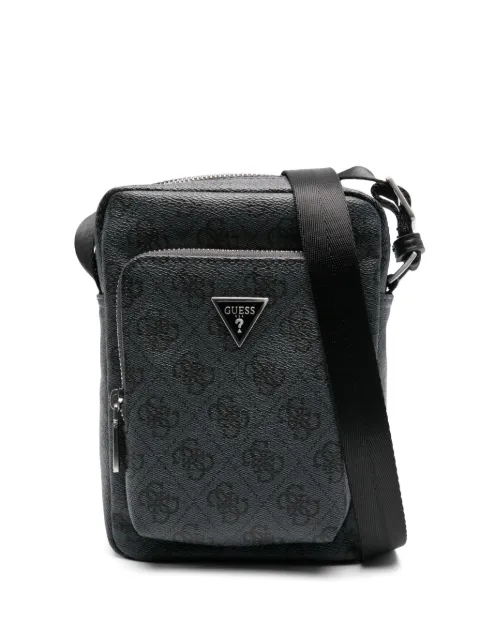 GUESS USA mochila tipo mensajero con placa del logo