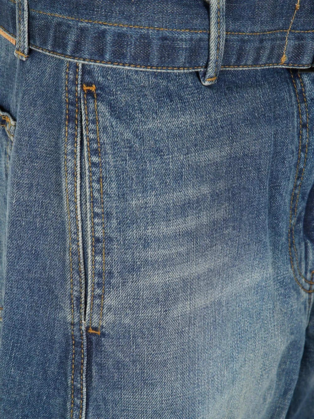 Magda Butrym Jeans a gamba ampia con cintura | Denim | Image 3