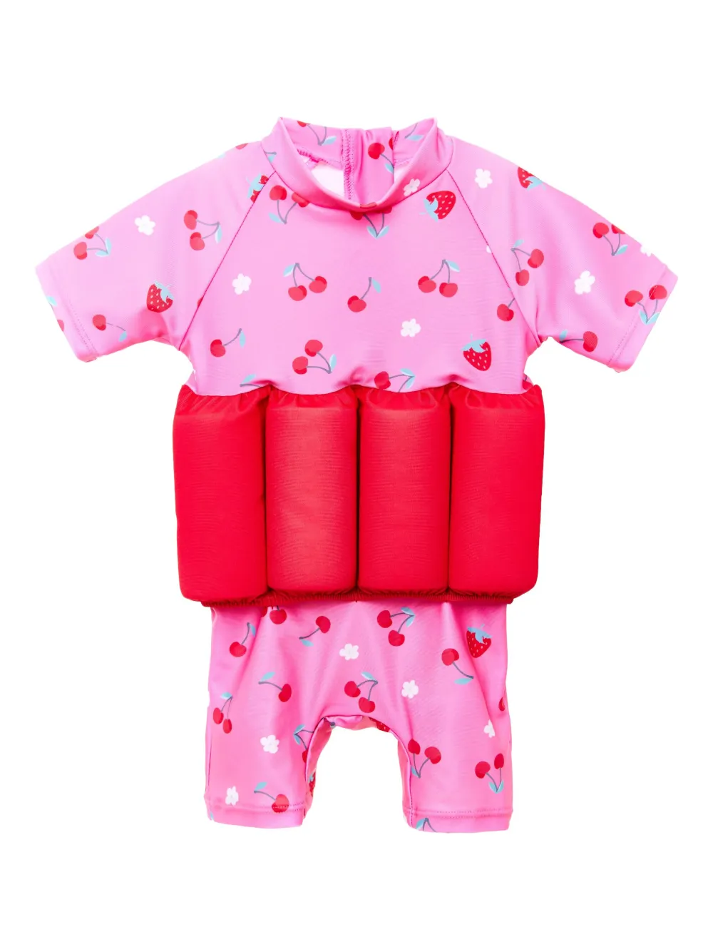 SOLISWIM KIDS プリント フロートスーツ - ピンク SOLISWIM KIDS プリント フロートスーツ - ピンク