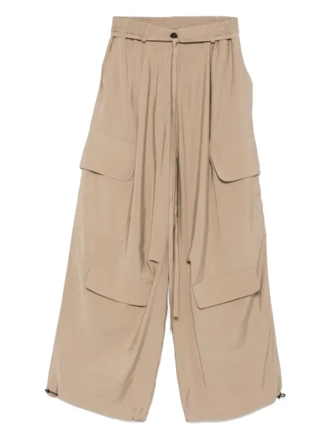 Isabel Benenato pants cargo con diseño ancho