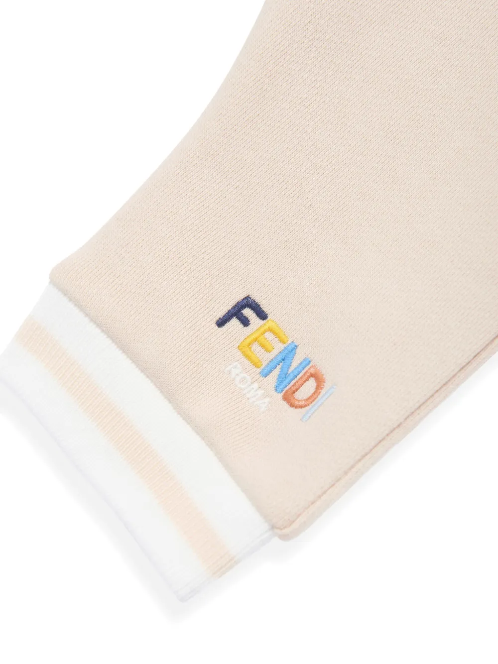 Fendi Kids Joggingbroek Beige