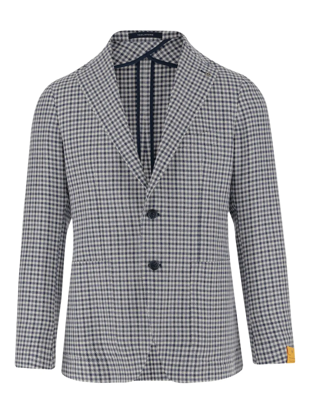 Tagliatore blazer con botones y cuadros estampados | azul | Image 1