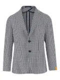 Tagliatore checked single-breasted blazer - Blue